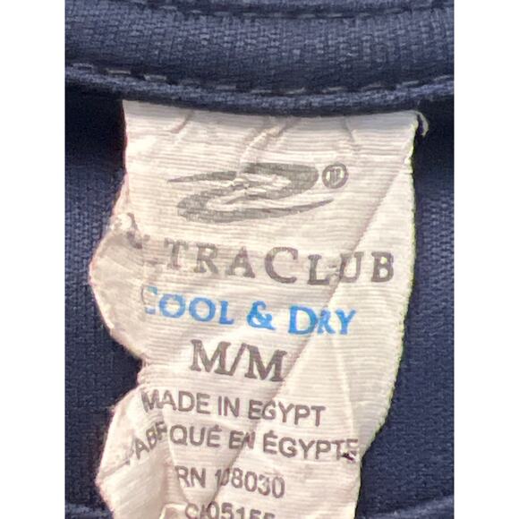 Ultra Club Men’s Soft Cool & Dry Stony Brook Lacrosse Pullover Shirt Size M Blue - Picture 2 of 4